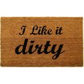 Geo Crafts Geo Crafts G367 DIRTY 18 x 30 in. PVC Back I Like it Dirty Doormat G367 DIRTY